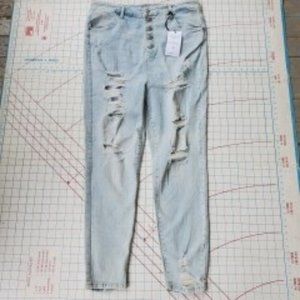 Bluenotes Super High Rise Ankle Jegging Kylie Skinny Women's Size 36 Jeans 32x26